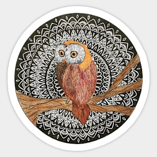 Owl Mandala Sticker